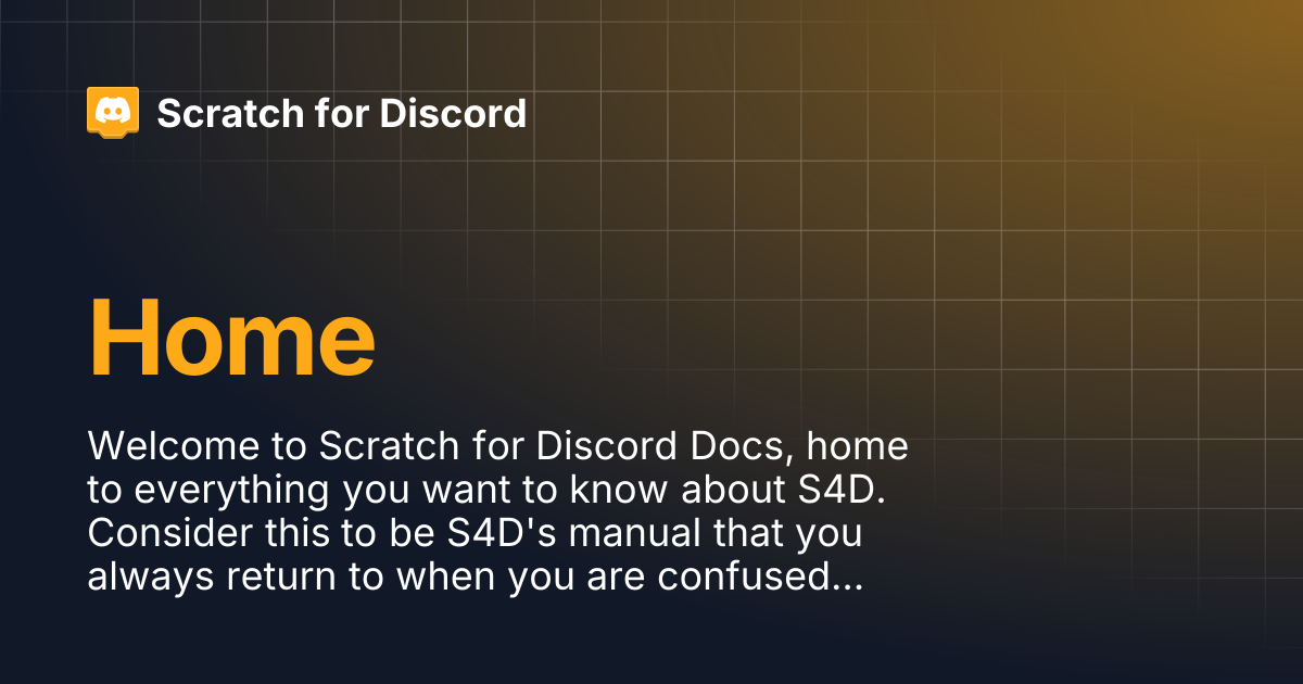 Home | Scratch for Discord